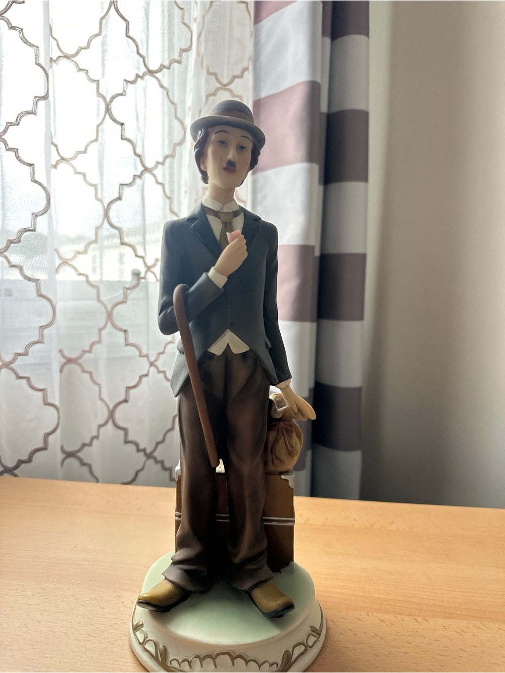 Vintage Classic Charlie Chaplin Figurine - Decorative Home Art